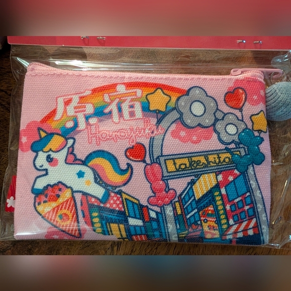 Adorable, vibrant makeup purse / coin purse / zipper pouch - Picture 2 of 7
